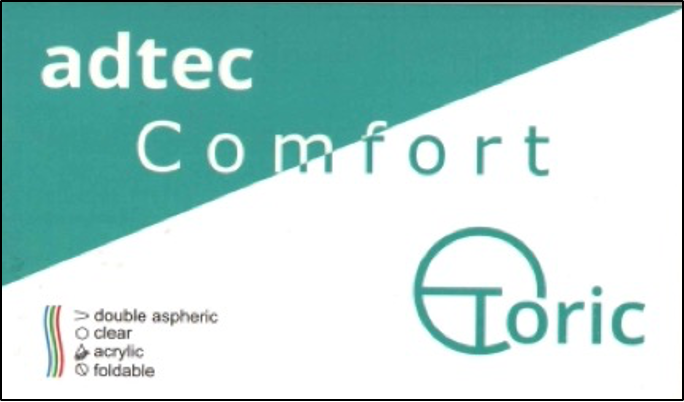 Adtec Edof Comfort Toric